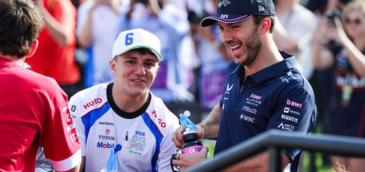 Isack Hadjar y Pierre Gasly saldrán desde el pitlane a la carrera de Monza