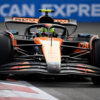 Mal viernes para McLaren en Bakú con "costoso errores" en pista