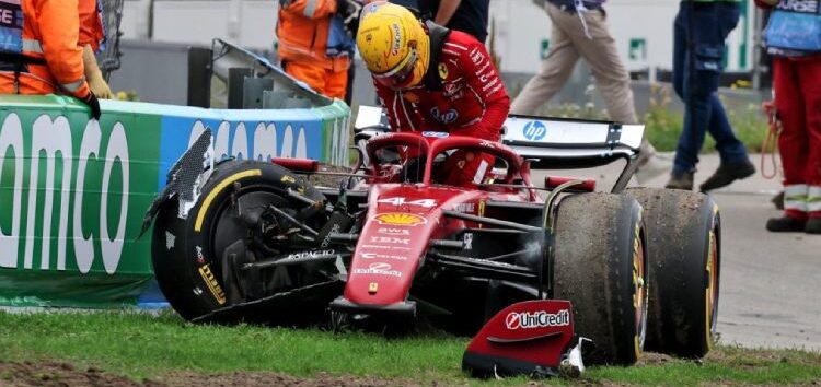 Hamilton, desesperado: «No es normal que yo cometa este tipo de accidentes»