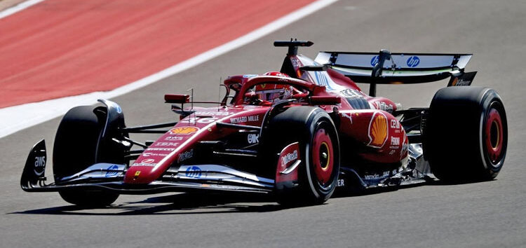 Charles Leclerc alza a Ferrari para ser 3º en Austin: «Remontamos bien»