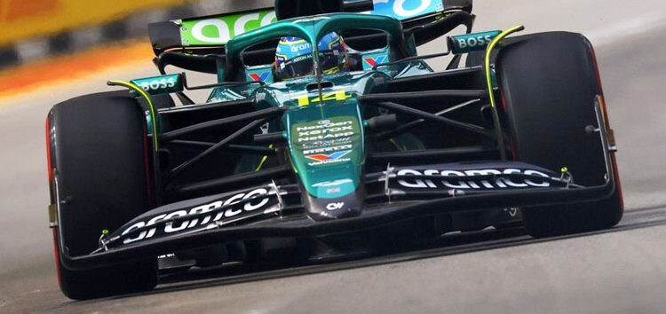 Alonso sigue ilusionando en los Libres 2 de Singapur; Piastri lidera