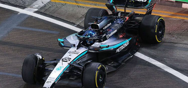 Russell termina el viernes de Singapur contra el muro: «No se qué ha pasado»
