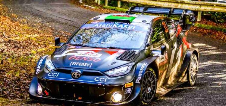 Rally de Japón 2025: Elfyn Evans lidera el triplete de Toyota en el shakedown