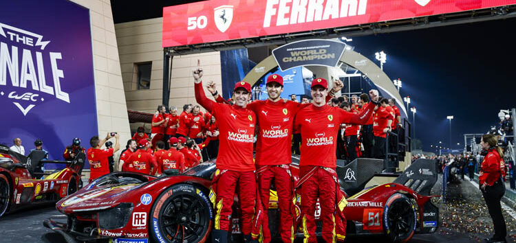 Ferrari completa un año de ensueño y son bicampeones del WEC