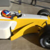 Así era decoración con la que Alonso rodó en el regreso de Renault a la F1, ¡y con el dorsal 14!