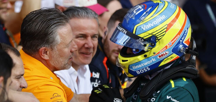 Zak Brown admite que es un gran admirador de Fernando Alonso