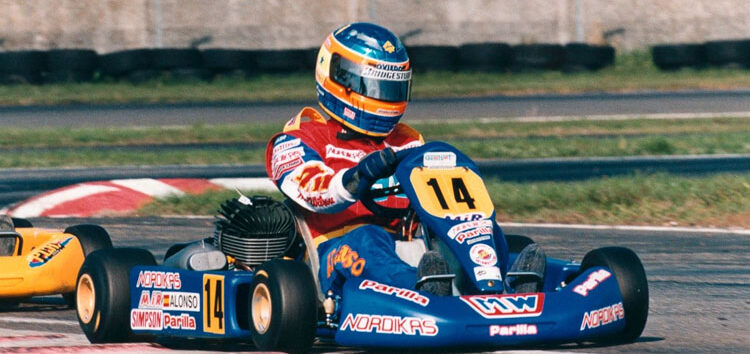 Alonso recuerda la enorme presión a la que estuvo sometido en el karting