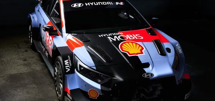 Hyundai sorprende con una nueva decoración para su i20 Rally1 2026