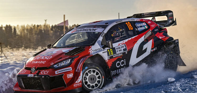Rally Suecia 2026: Takamoto Katsuta lidera tras un contundente ataque