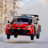 Rally de Suecia 2026: Evans toma el liderato en el triplete de Toyota
