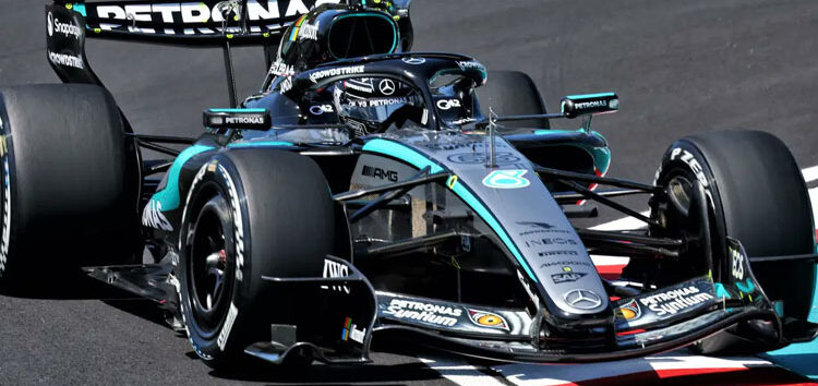 George Russell lidera el doblete de Mercedes en los Libres 1 de Japón; los Aston Martin últimos