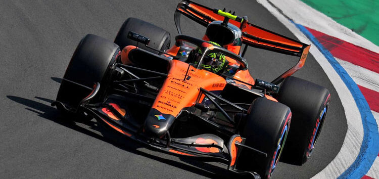 Norris tuvo un viernes complicado en Japón debido a problemas técnicos