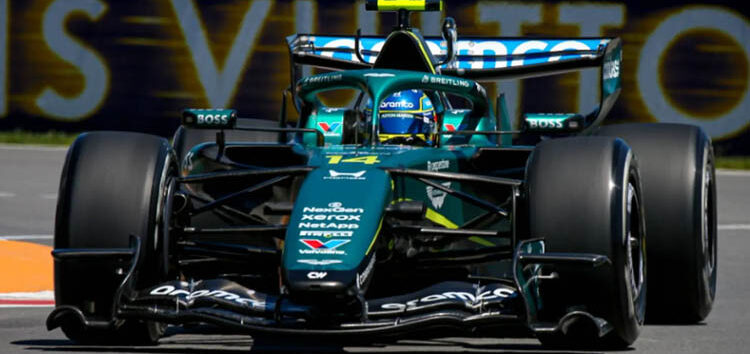Alonso y la mejora de Aston Martin en Canadá: «En Miami estábamos a 1,1s de Q2; aquí, a 0,2s»