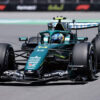 Alonso explica su accidente tras sacar más de lo posible al Aston Martin en la qualy para la sprint: "Demasiado al límite"