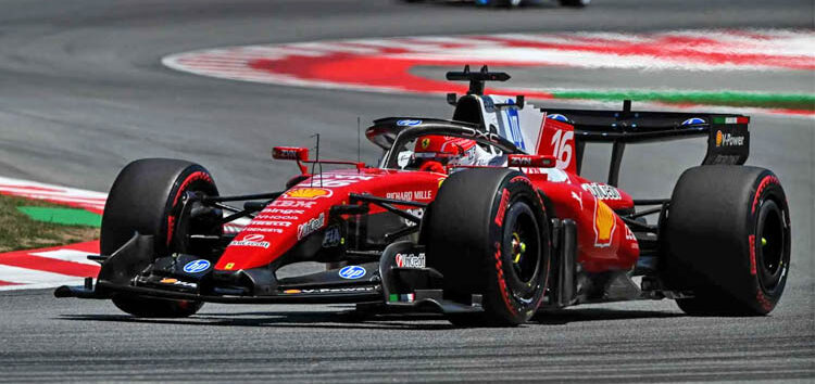 Charles Leclerc abandona en Barcelona: «Parece un problema hidráulico»