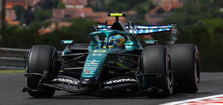Alonso, más que positivo con el AMR26-B: «Es un primer paso importante»