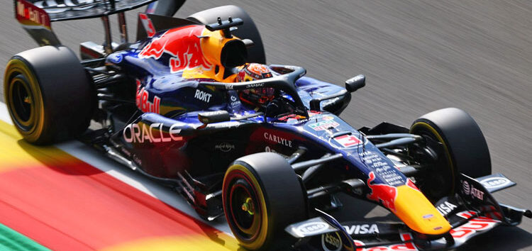 Verstappen clasifica 2º en Bélgica: «Gracias al rebufo de Hadjar estamos aquí»