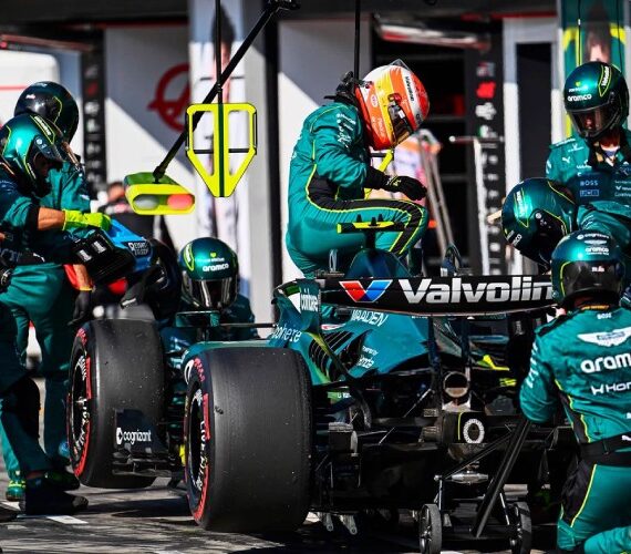 Aston Martin explica el abandono de Alonso en Monza: «Se salió de la trazada»