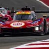 Ferrari aprovecha un fallo hidráulico del Toyota #7 para ganar en la cita de Austin del WEC