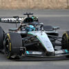 Russell se hace con la pole de Bakú y aprovecha el accidente de Antonelli en Q1