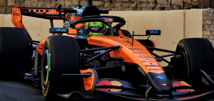 Lando Norris se ve muy lejos en Bakú: «Estamos a kilómetros del ritmo»