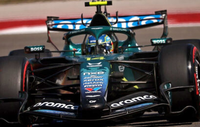 Alonso cree que podría haber puntuado en Austin por méritos propios si su AMR26 no se hubiese dañado
